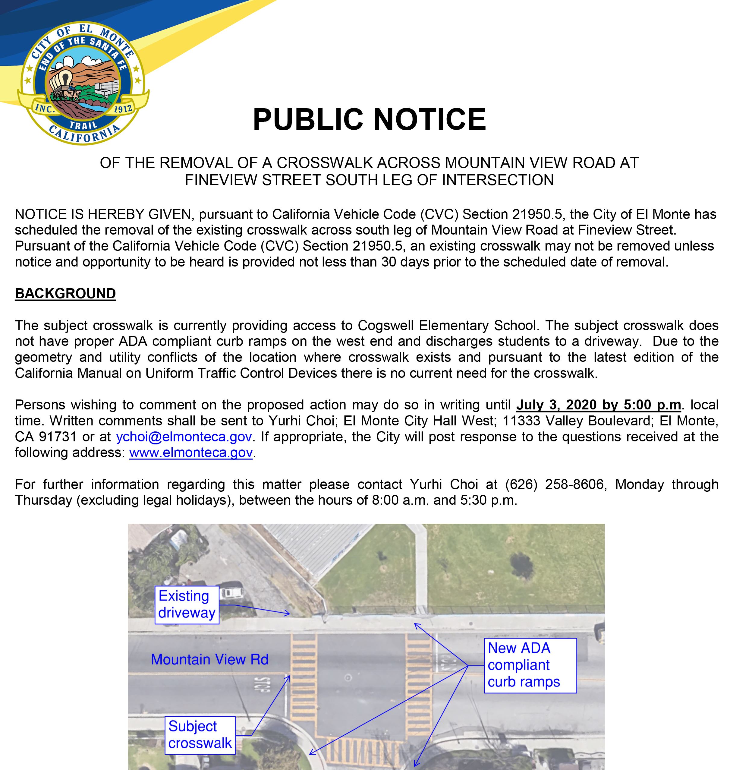 Public Notice for crosswalk removal copy sd