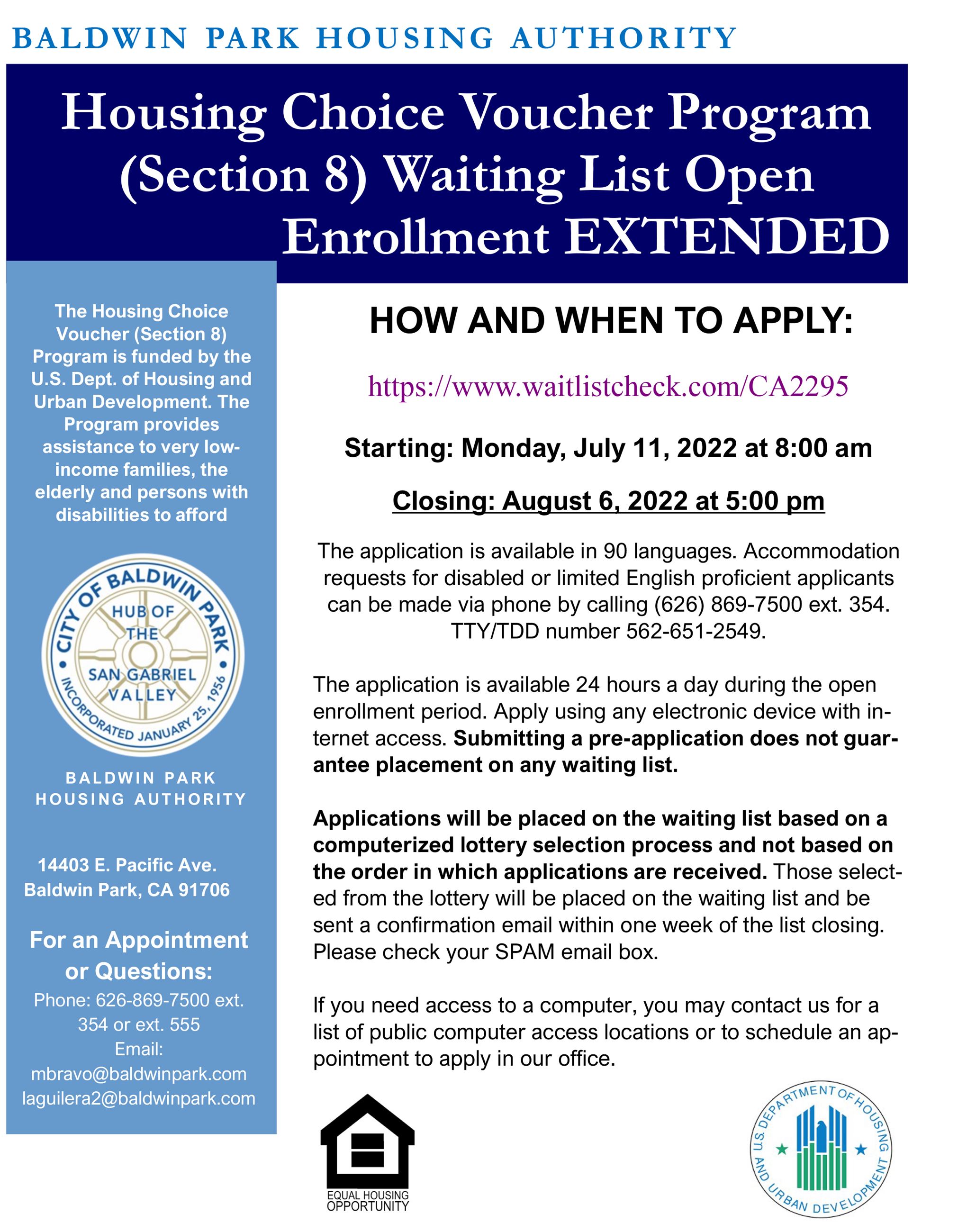 2022 Waiting List Flyer- EXTENDED PDF
