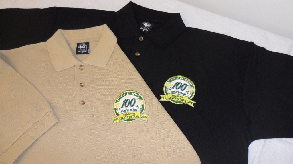 one beige Polo Shirt and one black polo shirt 