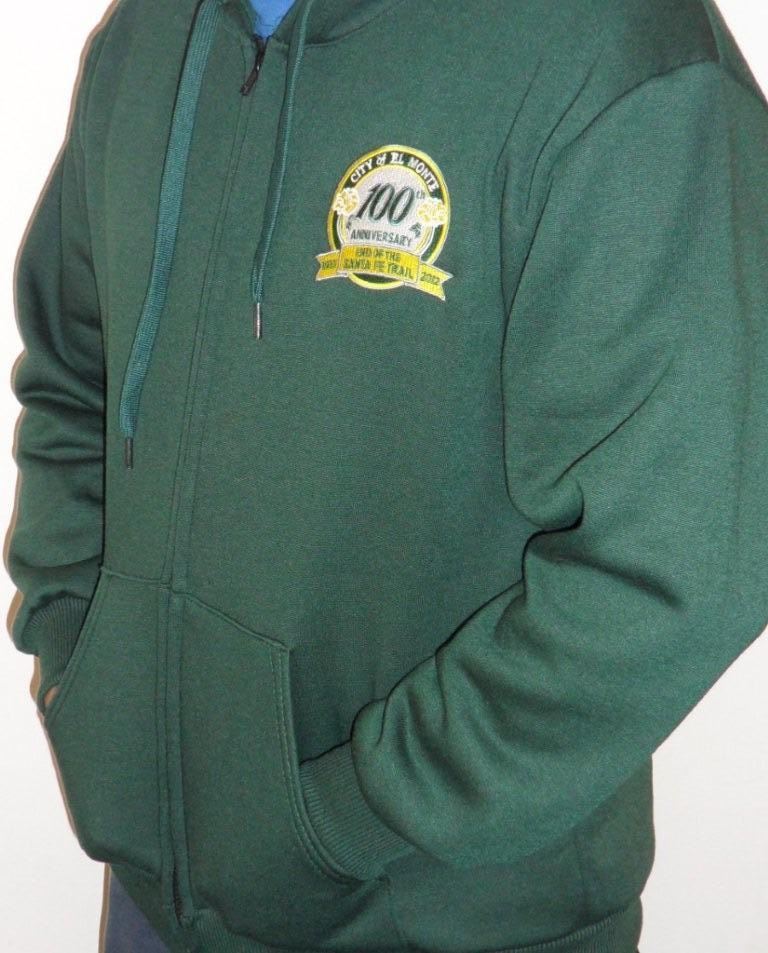 green Hooded Sweatshirt 