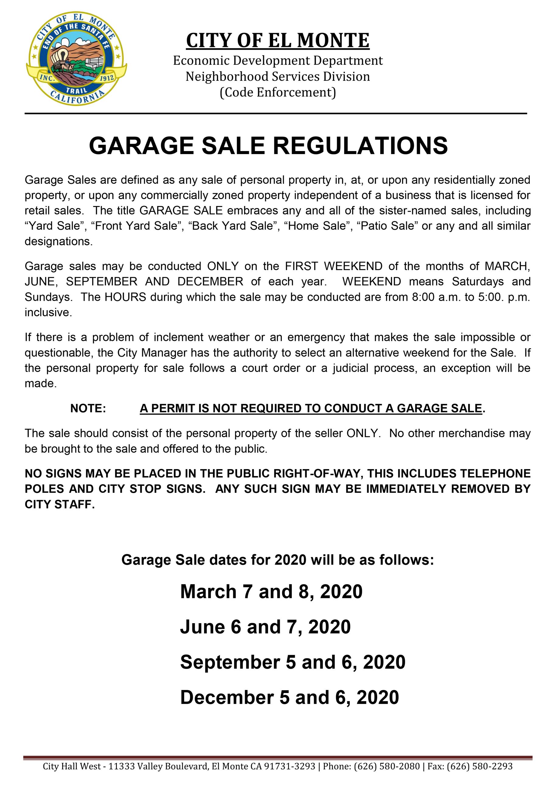 Yard Sale Flyer 2020-1